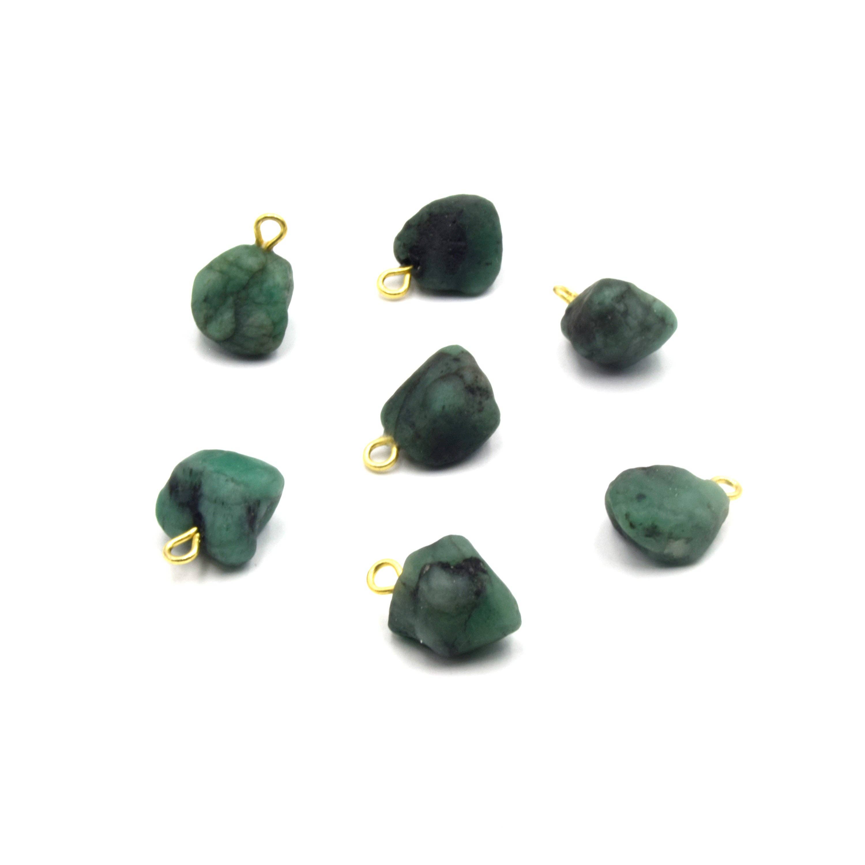 Only Beads - Wholesale Individual charm/pendant - Natural Raw Gemstone Charms - Birthstone Pendants13