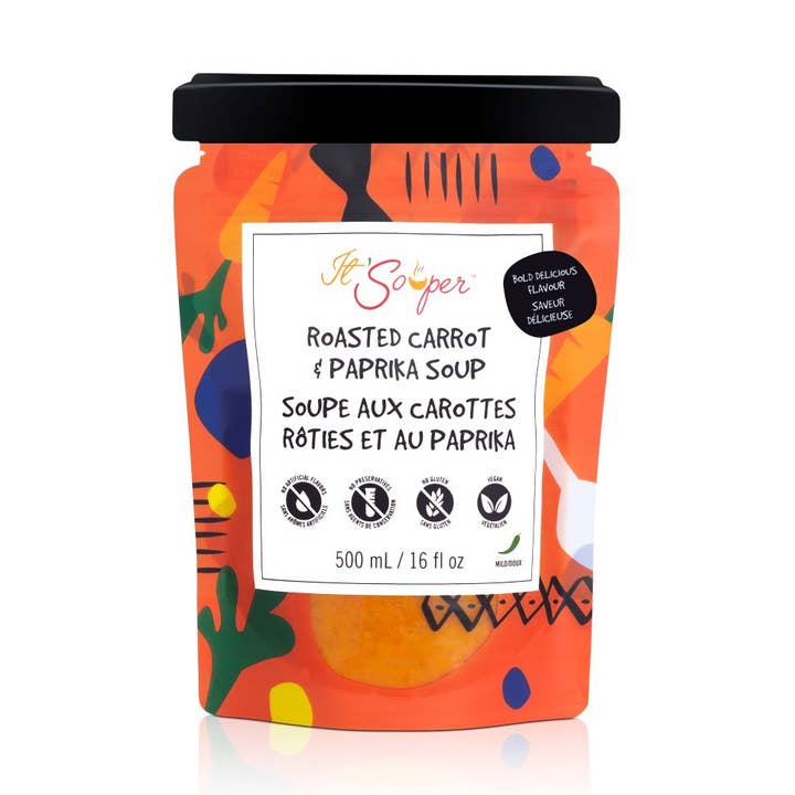 Roasted Carrot & Paprika (Vegan) for wholesale by It's Souper