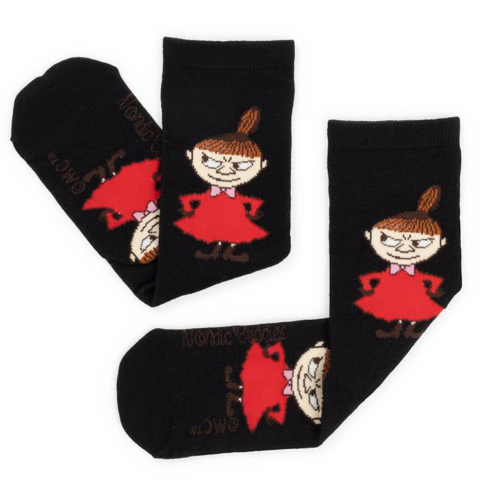 Little My Planning Tricks Damensocken - Schwarz für den Großhandel von Nordicbuddies