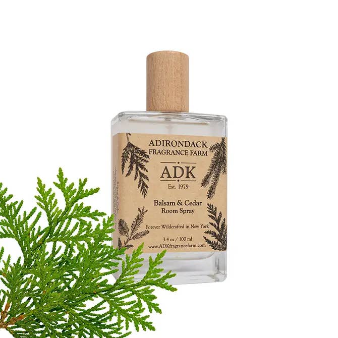 Adirondack Balsam Cedar All Natural Raumspray 3,4 Unzen für den Großhandel von Adirondack Fragrance Flavor Farm