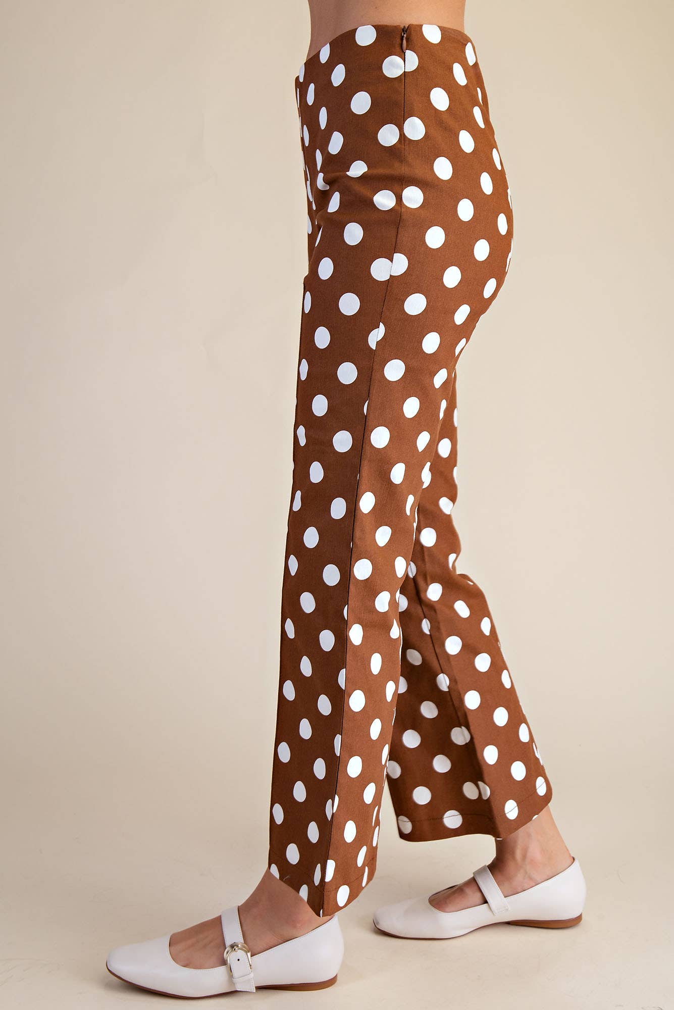 Glam - Wholesale Pants - Women's - Flare Crop Dot Pants10