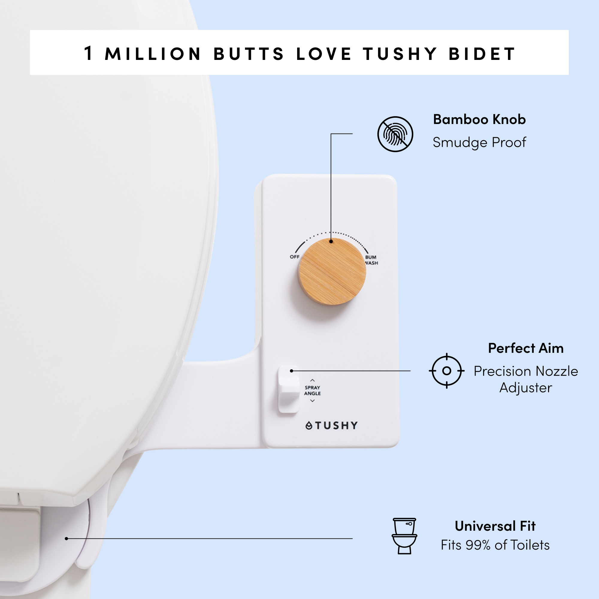 TUSHY - Wholesale Bathroom Accessory Set - TUSHY Classic 3.0 Bidet4
