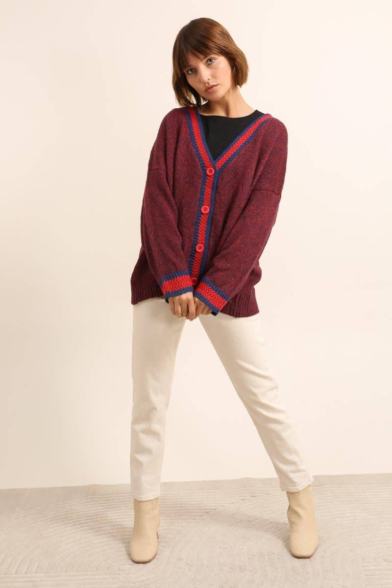 BELLA BLUE - Wholesale Cardigan - Women's - PU-33 - Cardigan4