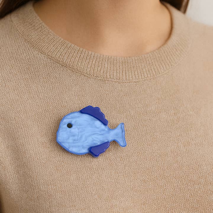 🐟 Charming Fish Brooch for wholesale by Miss Minna