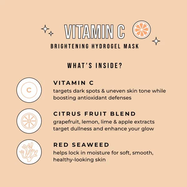 Avatara - Wholesale Skincare Face Mask - Vitamin C Brightening Hydrogel Mask6