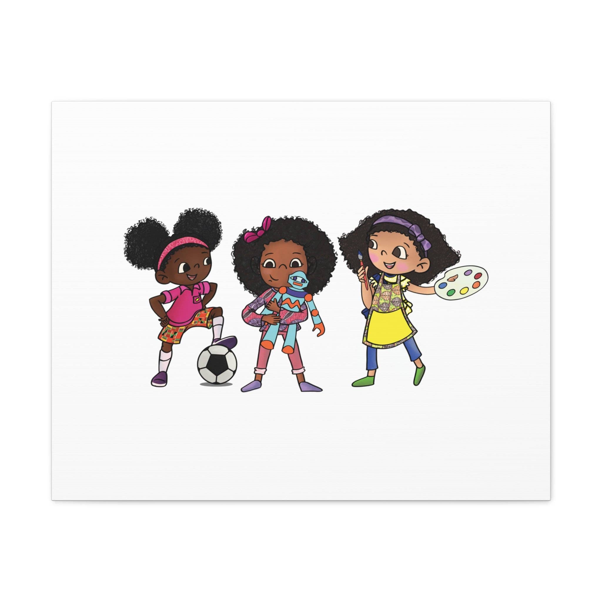 Ikuzi Dolls - Wholesale Art Print - Kids & Baby - Kids' Canvas Wall Art - Playful Characters for Creative Spaces12