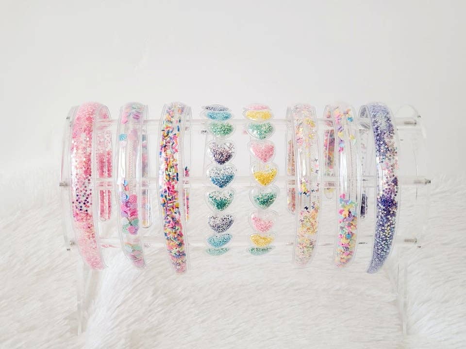 KbCreatedCo - Wholesale Fashion Headband - Women's - confetti shaker headband, sprinkle headband2