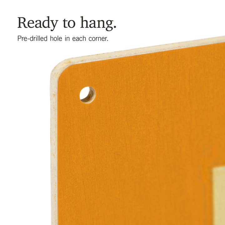 Lantern Press - Wholesale Wood Wall Art - WOOD SIGN ART Hog, Born to be Wild, Geometric10