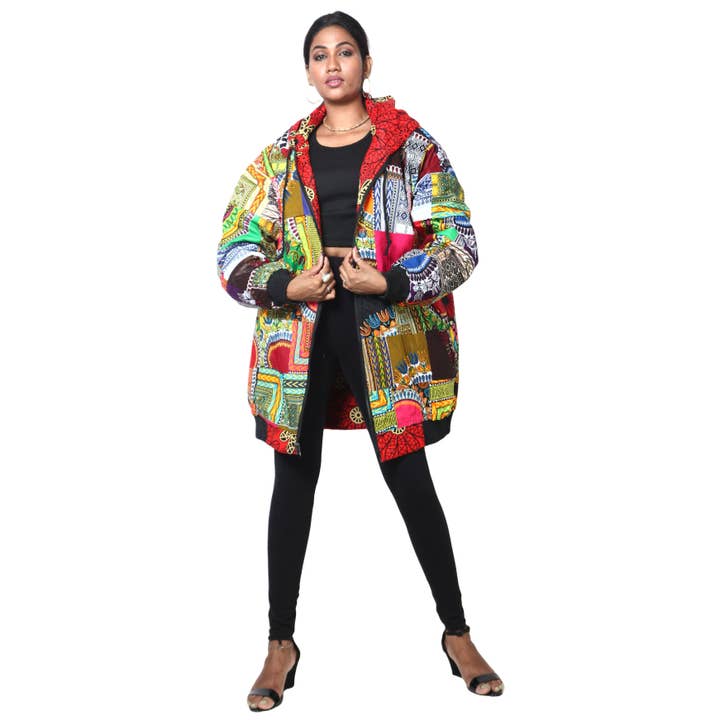 African Stars - Wholesale Retailer Display - Apparel - Unisex Reversible Jacket -- FI-2726