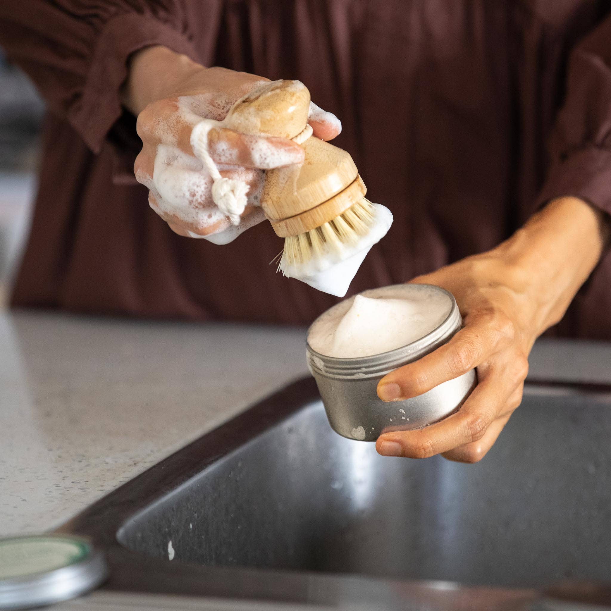 Plantish - Wholesale Dish Soap - Solid Dish Soap Cake - Strengthened Formula1