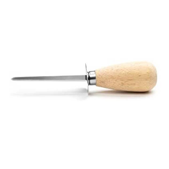 Fox Run Brands - Wholesale Kitchen/Utility Knife - Nantucket Oyster Knife, Wooden Handle, 6" x 1.25" x 1.25"