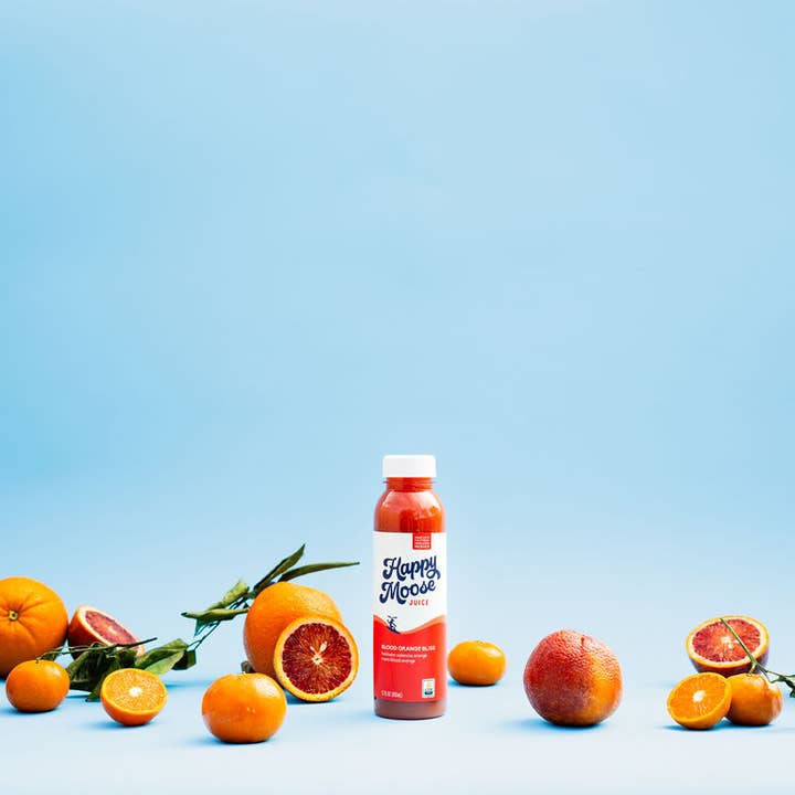 Happy Moose Juice - Wholesale Wellness Juice/Tonic - Blood Orange Bliss - Organic Cold-Press Juice1