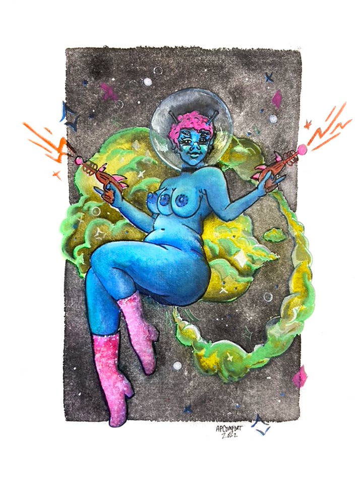 "That's How Nebulas Are Made" Print for wholesale by Apcomfort