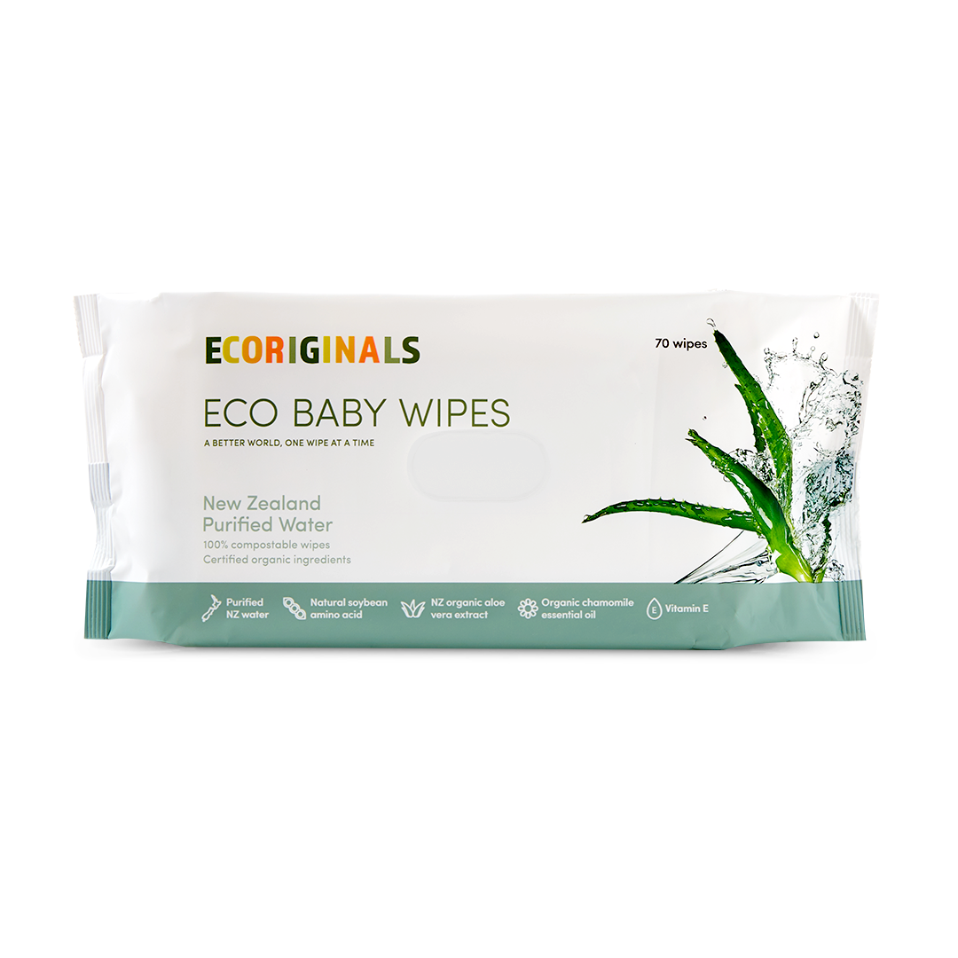Ecoriginals - Wholesale Face & body wipes – Baby - 12 Packs Ecoriginals Biodegradable Bamboo Eco Luxury Wipes7
