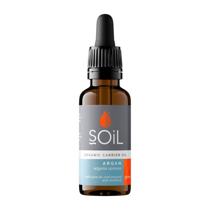 Huile d'Argan Bio (Argania Spinosa) 30ml pour la vente par SOiL Organic Aromatherapy and Skincare