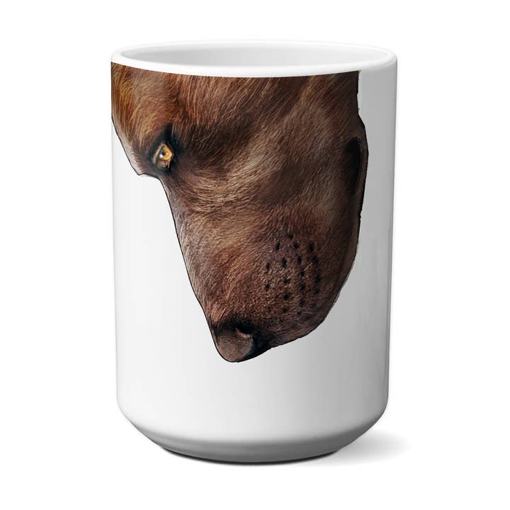 Chocolate Labrador by Snout Mugs® for wholesale by American Brand Studio
