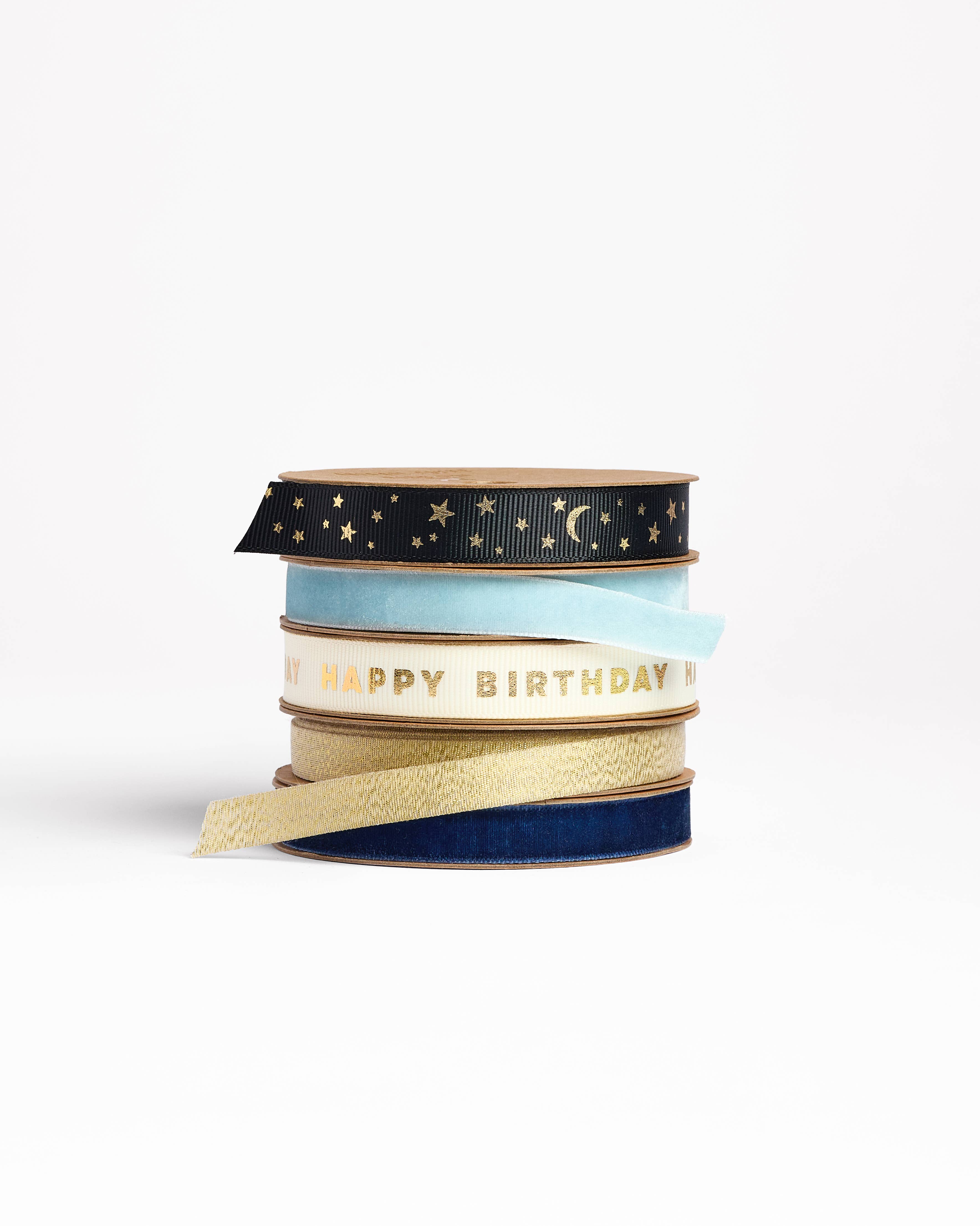 Abigail Jayne Design - Wholesale Ribbon – Gift wrapping - Velvet Ribbon - Navy Blue1