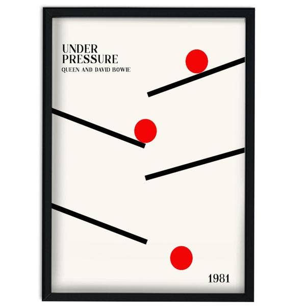 Under Pressure A3 Retro Giclée Imprimé pour la vente par Fanclub