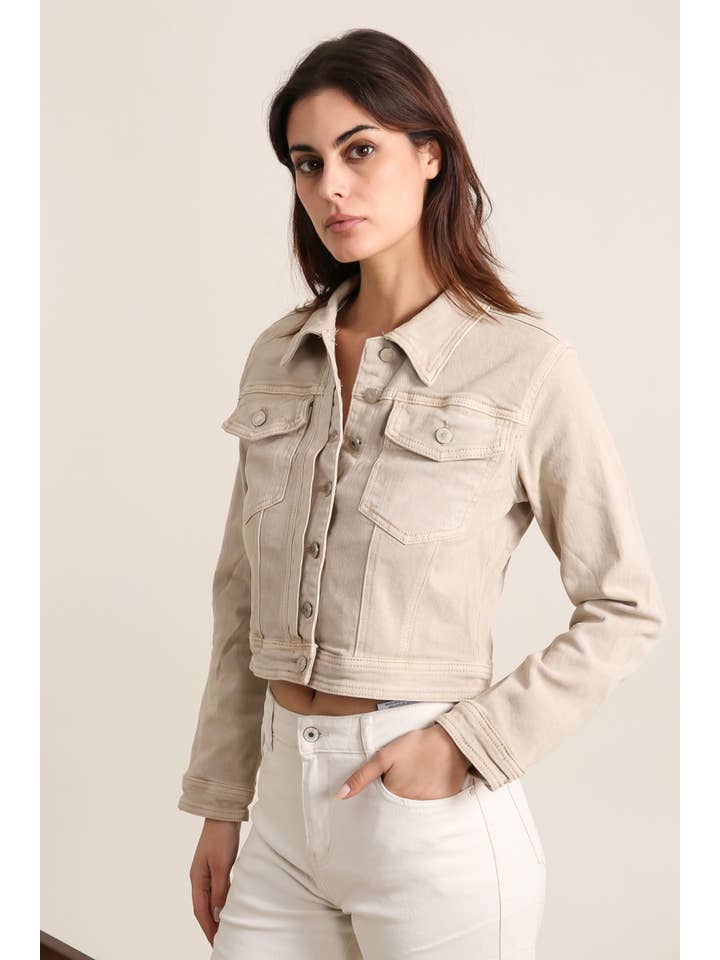 Vivid - Wholesale Jeans - Women's - Denim jacket color4