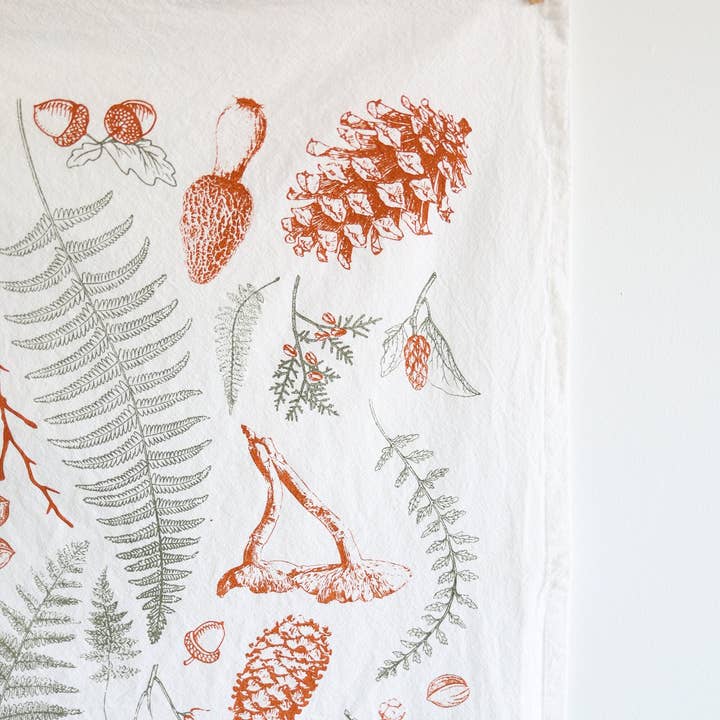 Highland Ridge | Handmade Home Decor - Wholesale Tea Towel - Forest Floor Tea Towel6