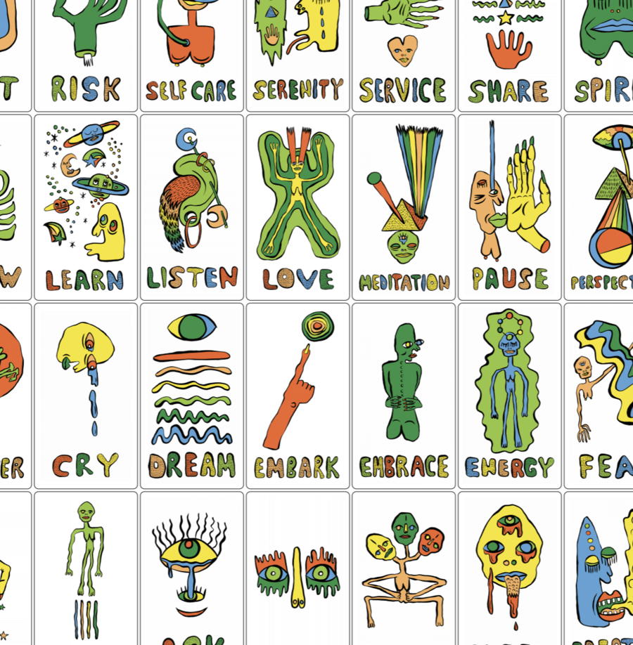 Holly Simple – Großhandel Brettspiele – Unscharfes Prisma Oracle-Deck8