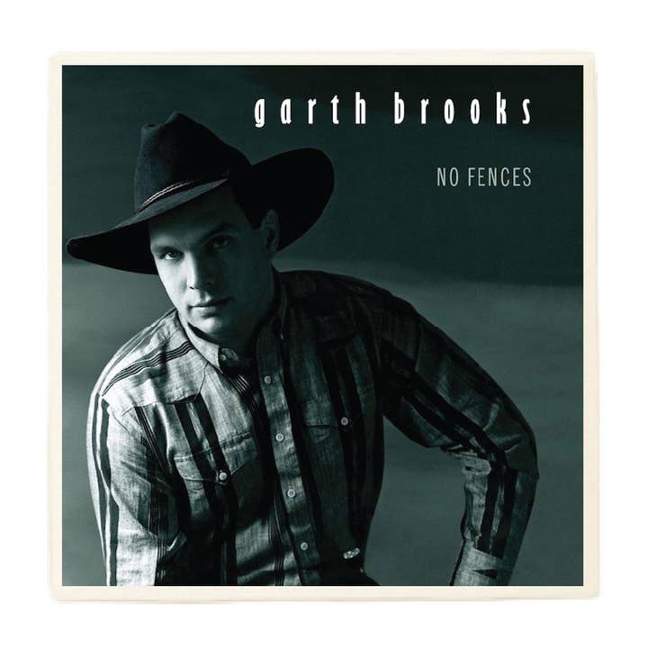 Garth Brooks No Fences Album Coaster for wholesale by Lucky Mfg. Co.