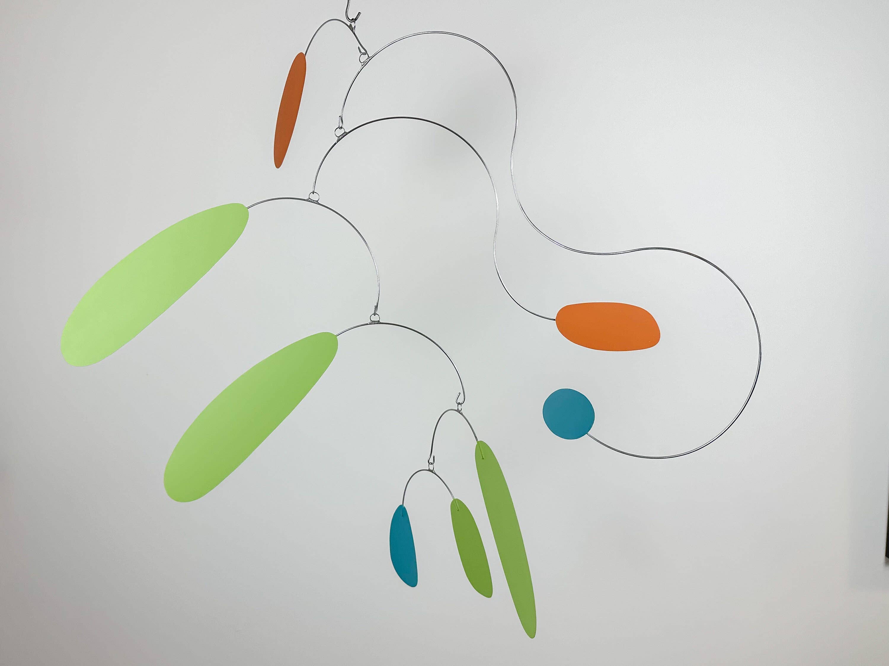 Kelly Design Mobiles - Venta al por mayor Móviles - Móvil | Móvil colgante | Móvil ovalado | Verde azulado, verde y naranja1