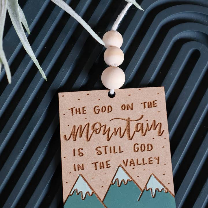Written by Maria - Wholesale Car Decorative Charm - Unisex - 'The God on the Mountain...' Car Charm1