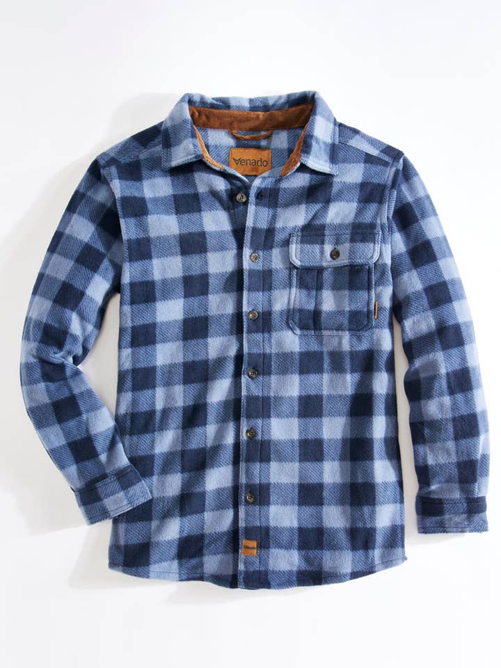 Venado – Großhandel Hemd mit Button-down-Kragen – Herren – Bonfire Fleecehemd13
