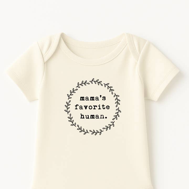 Tenth & Pine - Vente Body (sans pieds) – bébé - Body bébé bio | Manches courtes | L'humain préféré de maman
