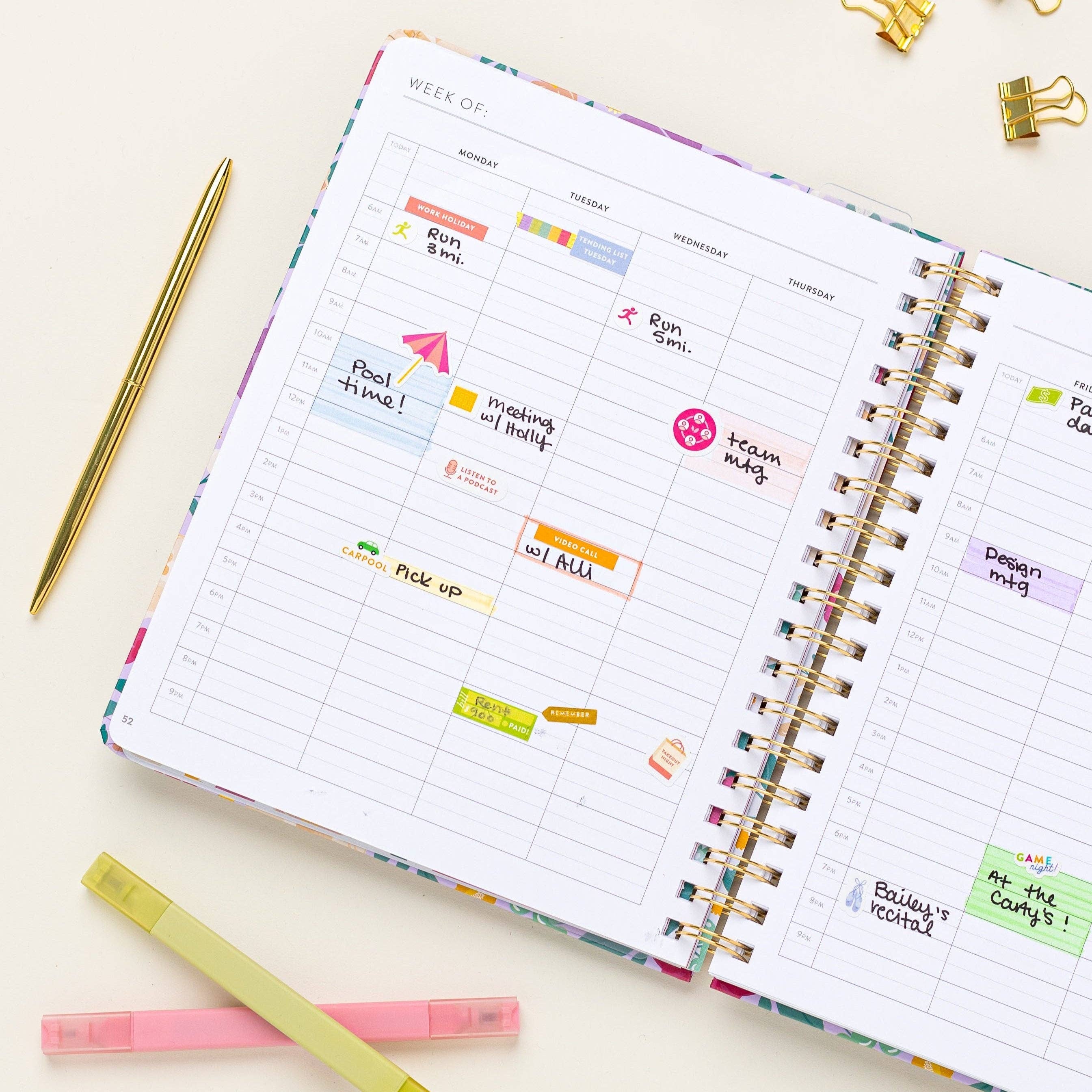 Cultivate What Matters - Wholesale Planner - Fresh Start Weekly Goal Planner | Bold Blooms13