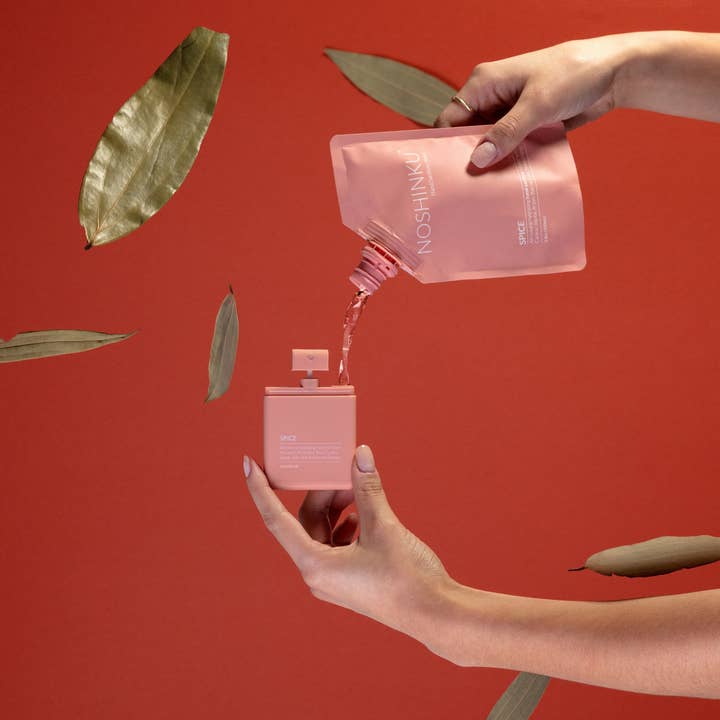 Noshinku - Wholesale Hand Sanitizer - Orange - Coriander Moisturizing Sanitizer Mini Refill Pouch1