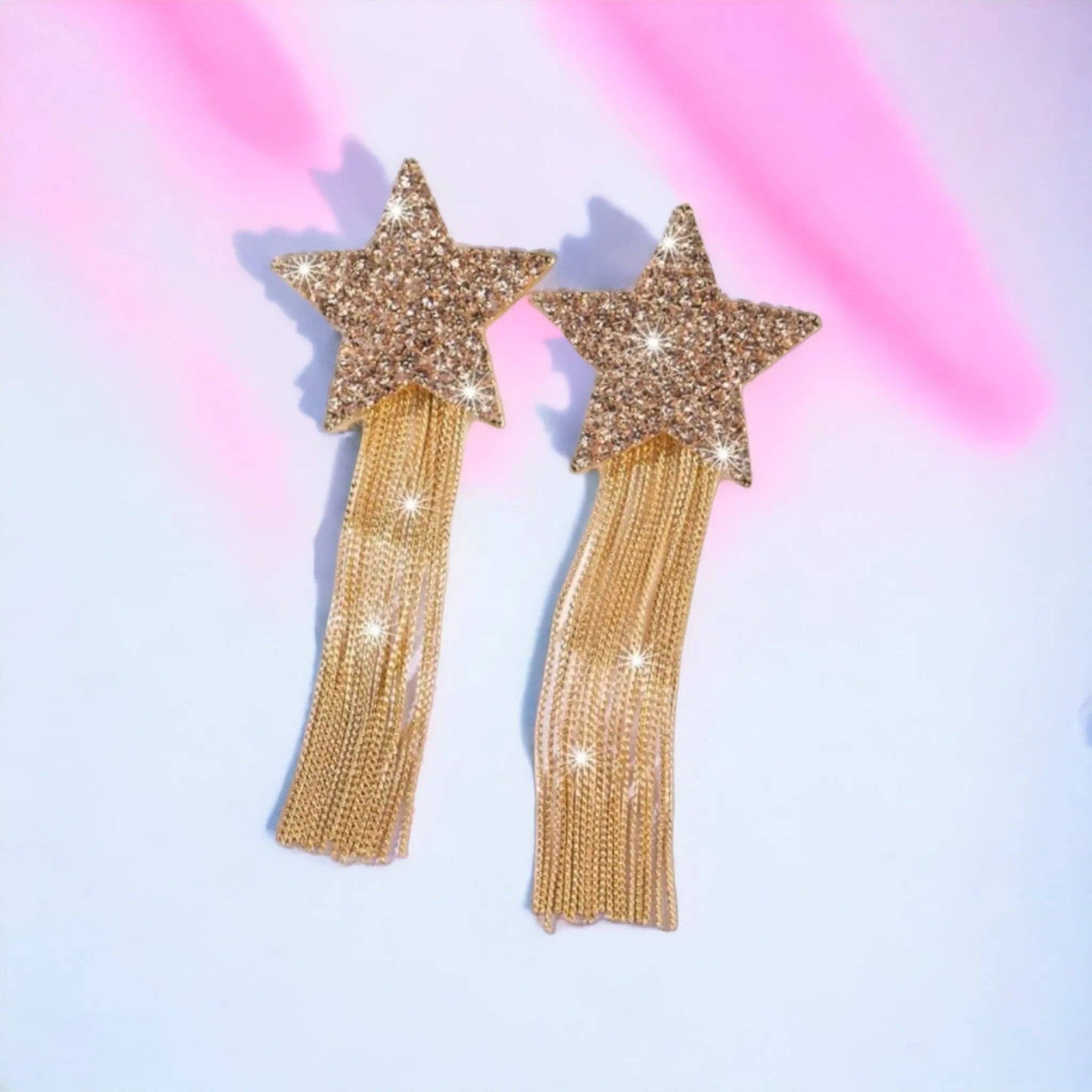 The Bling Barn – wholesale Tofsörhängen – Dollywood är stjärnan i showen örhängen4