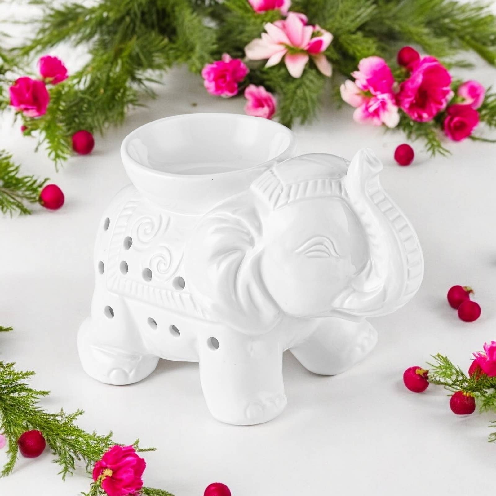 Zen'Arôme - Wholesale Oil Warmer - Tandor white ceramic wax warmer for scented melts12