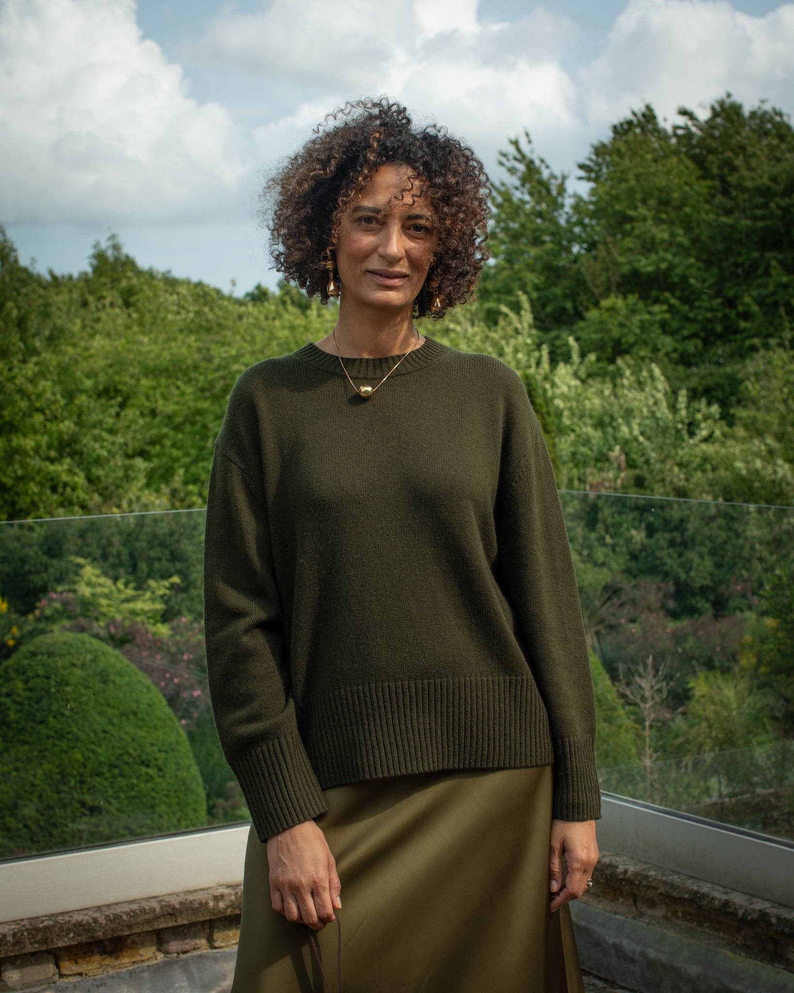 CHALK - Wholesale Knit Sweater - Women's - Devon Jumper | Forest