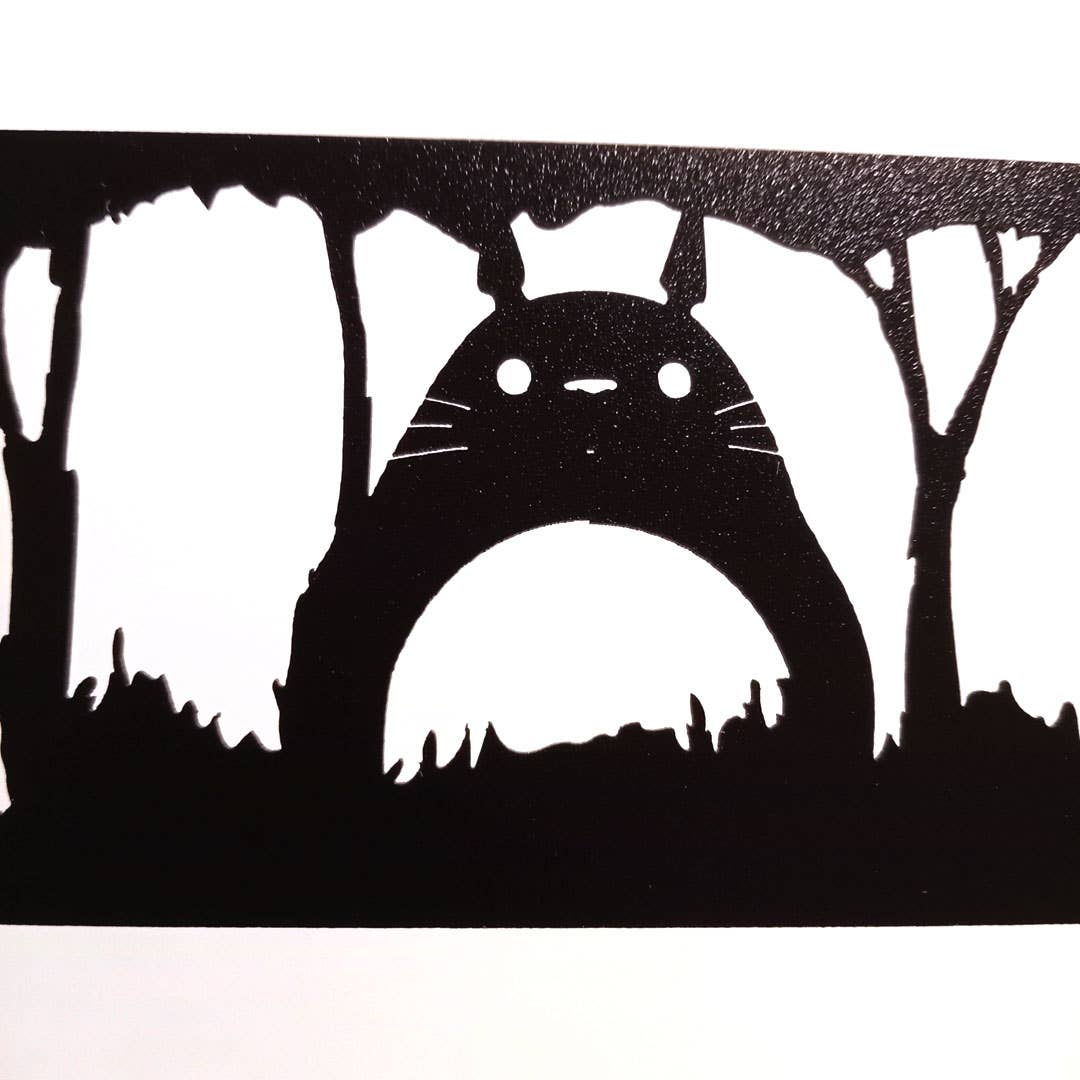 Perro Feo Workshop - Wholesale Bookmark - Totoro Laser-Cut Bookmark3