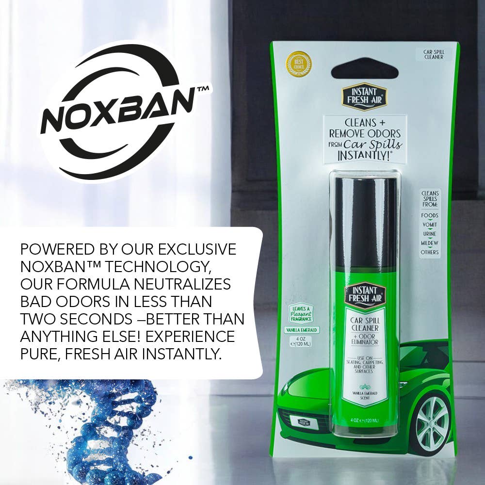 Instant Fresh Air - Wholesale Automotive Cleaning Products - Car Spill 4 Oz., Cleaner + Odor Eliminator -Display3