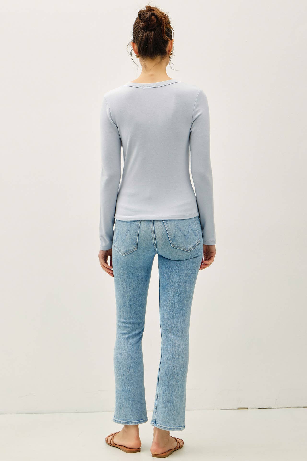 Be Cool - Wholesale Knit Top - Women's - SOFT JERSEY U NECK LONG SLEEVE3