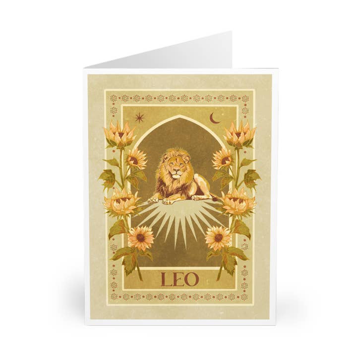 Carte du zodiaque Leo pour la vente par Revaerie