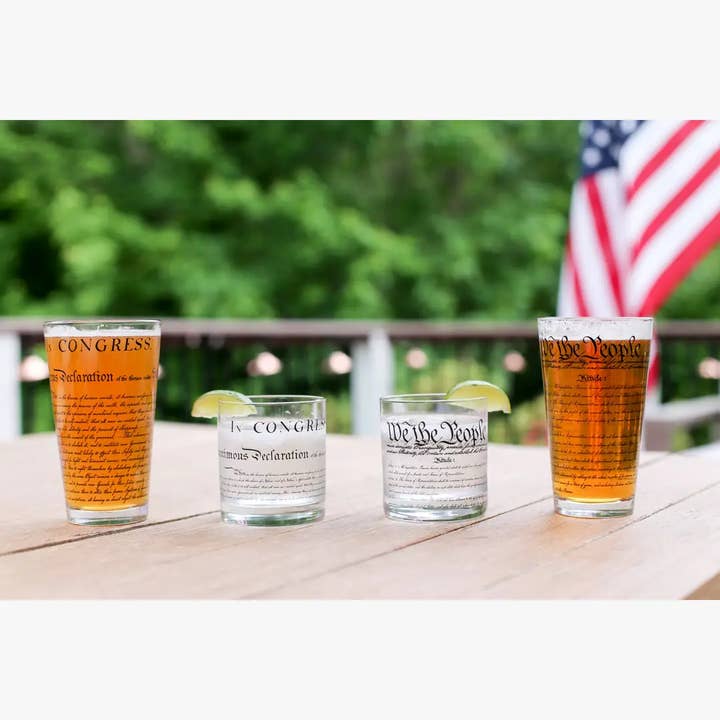 Well Told - Wholesale Beer Glass/Mug - Declaration of Independence - Historical - Pint Glass