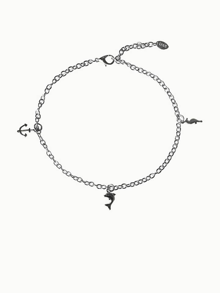 Tobillera de plata de ley Seaside Melody Sivalya para venta al por mayor de Sivalya