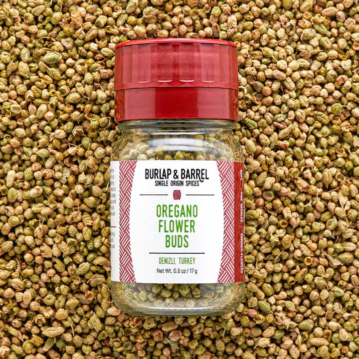 Burlap & Barrel - Wholesale Dried Spice - Turkish Oregano Buds - Single Origin Spice & Seasoning