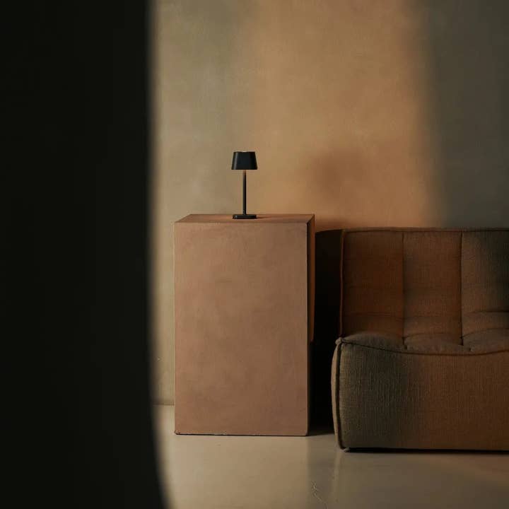 Tavellio - Wholesale Accent/Desk Lamp - Ava Stone Grey - Rechargeable Table Lamp | Stylish, Cordless Lamp & Dimmable6