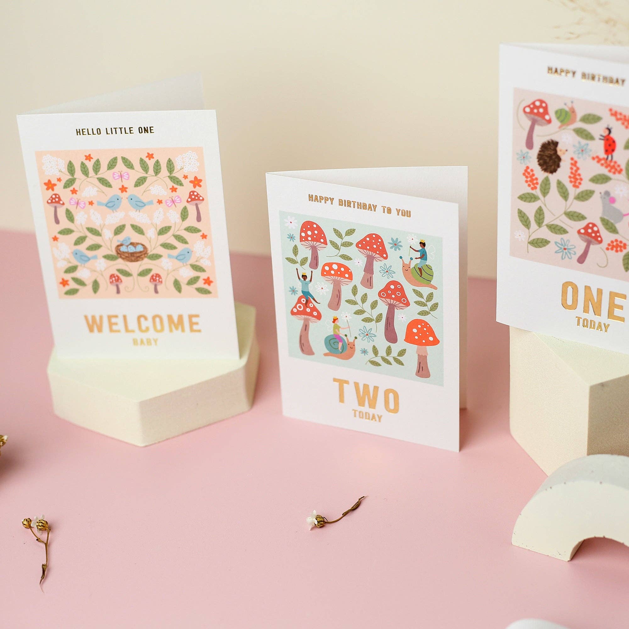 Mifkins - Wholesale Baby Card - Welcome Baby Nest Card2