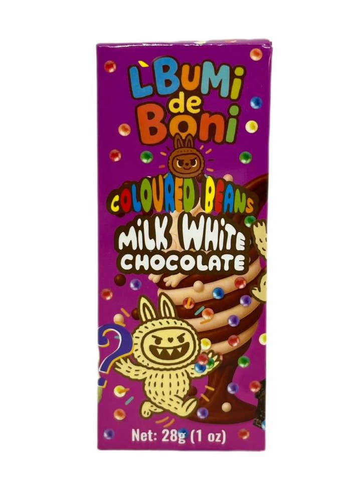 Vezir Lbumi de Boni Samlarobjekt Mysteriechoklad - Mjölk, Vit & Färgade Bönor - 28g för wholesale av Aladdin