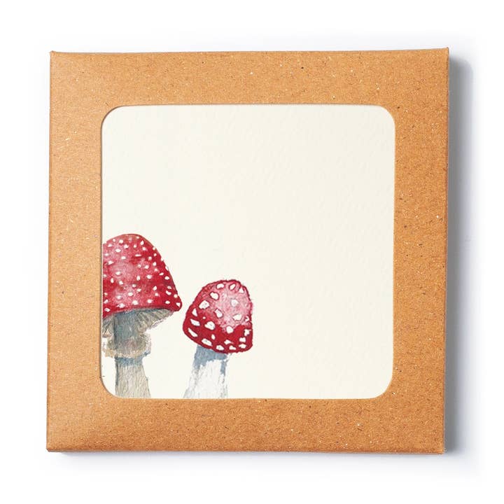 Mini Stationery Set - Mushrooms for wholesale by Piccola Arte
