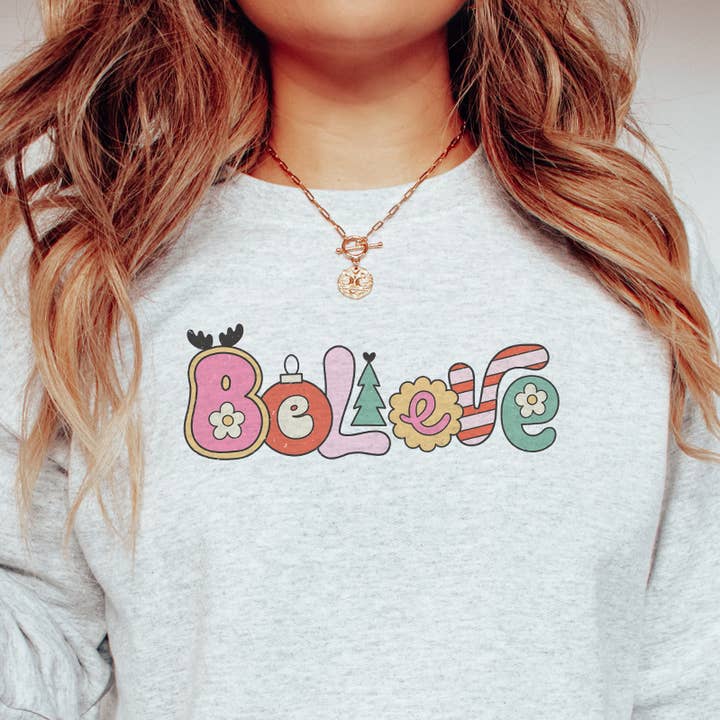 Camisola Pulôver de Natal Beliee S-2X é enviada FAST por atacado de The Funnel Cake Tree