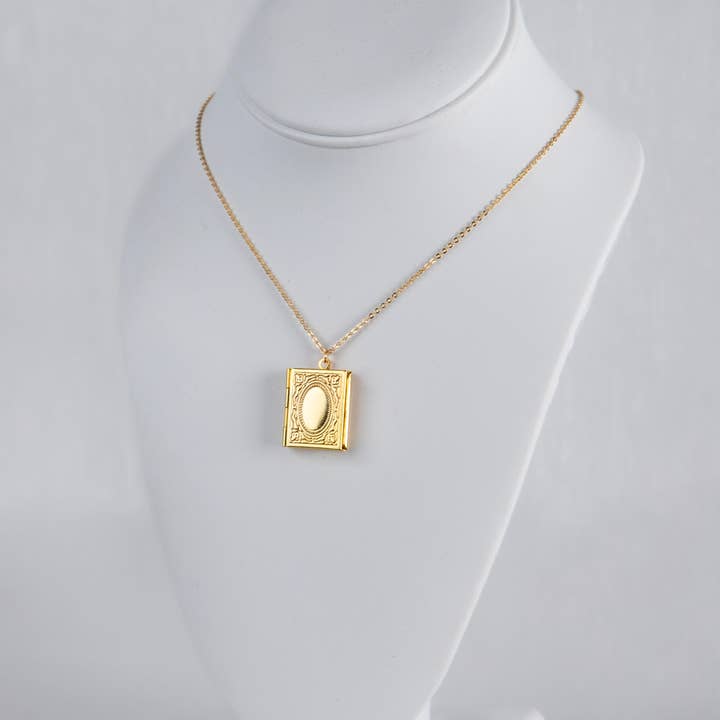 Mumu Beads - Wholesale Locket Necklace - Book Locket Necklace