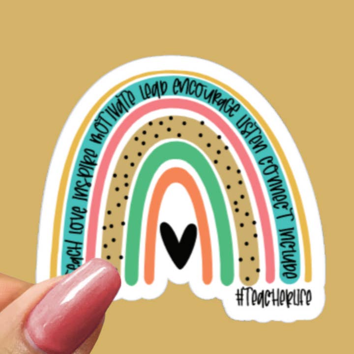 Pegatina Arco Iris para venta al por mayor de Cute Teacher Things