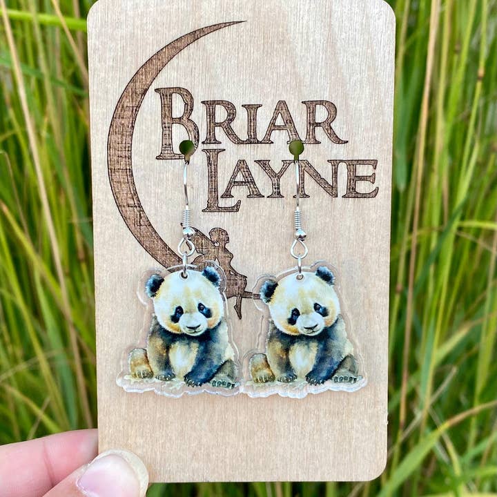 Briar layne - Wholesale Dangle Earrings - Panda Earrings - Chinese and Japanese Animal Jewelry